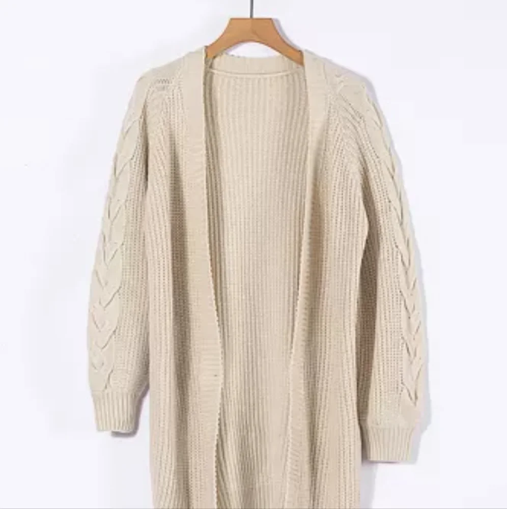 💕New Cable knit open front Cardigan💗clearance price - Picture 5 of 12